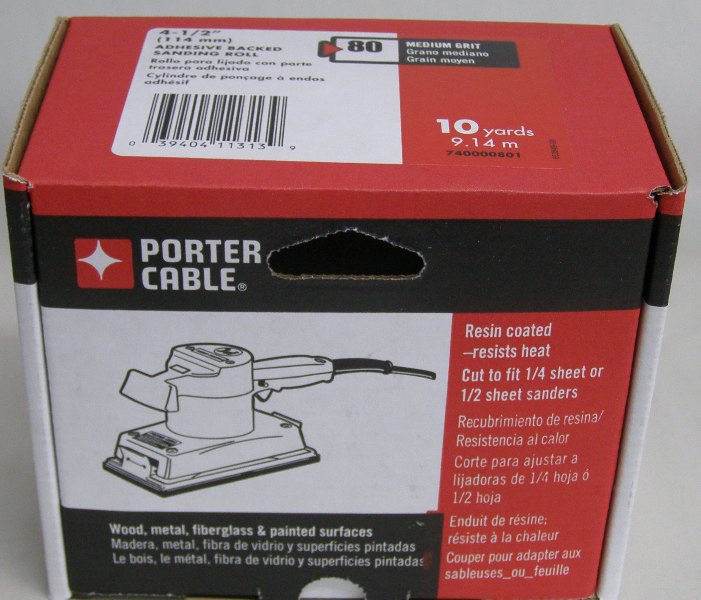 Porter Cable 80 Grit 4-1/2